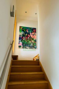 Treppe zum Dachgeschoss