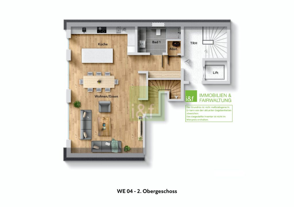 Grundriss Wohnung 4