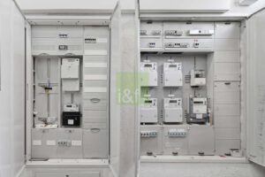 Zählerschrank im Hausflur