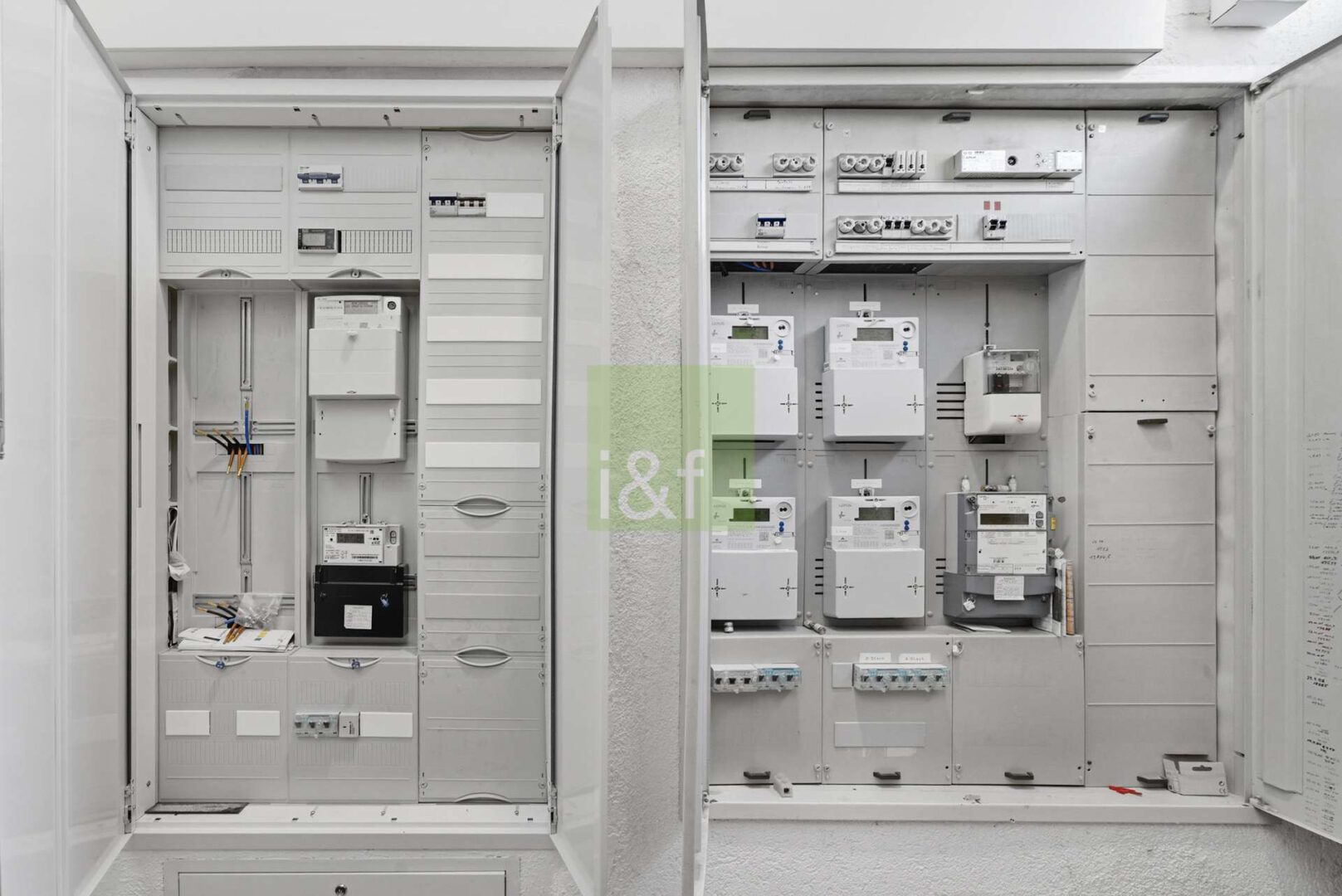 Zählerschrank im Hausflur