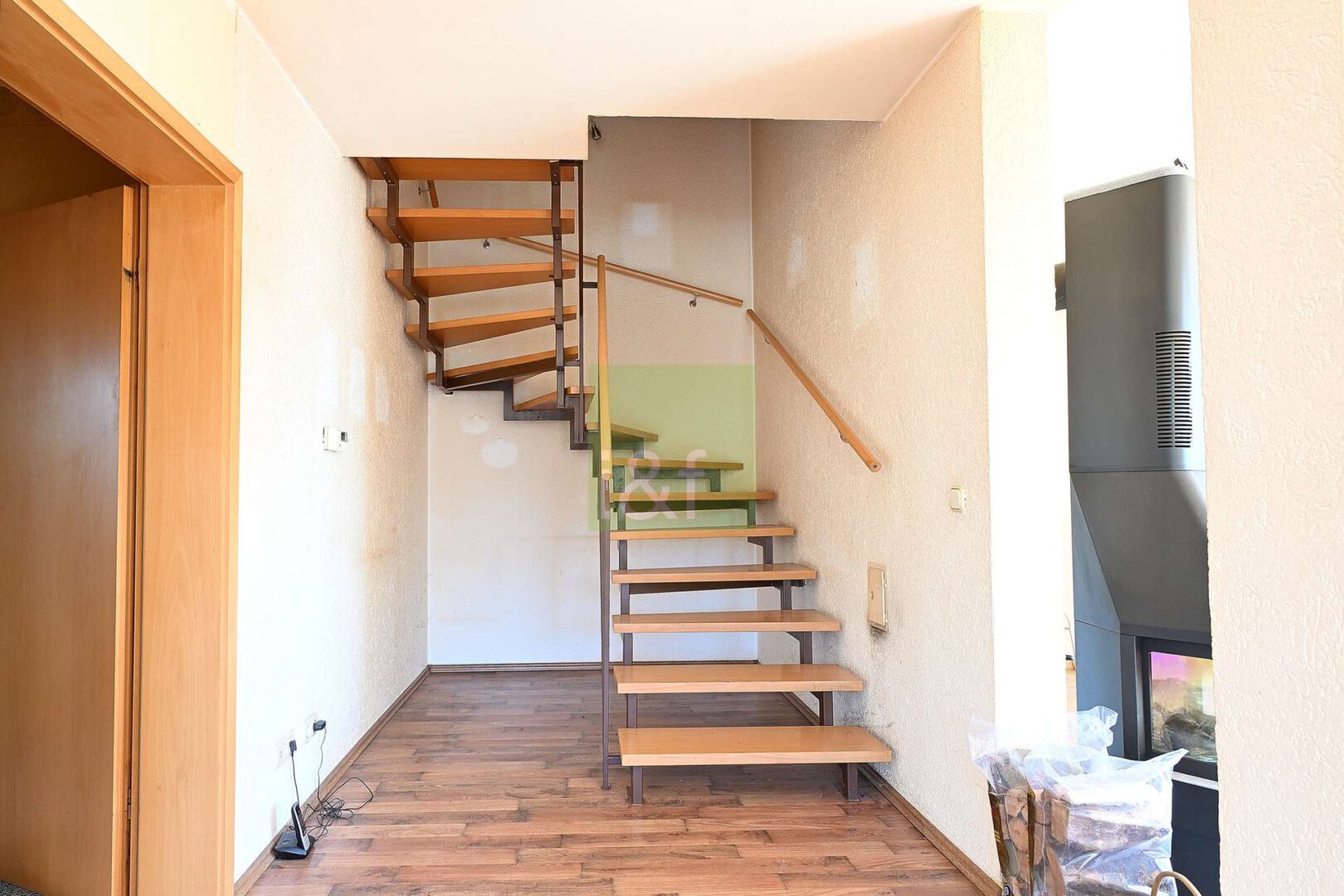 Treppe zum Obergesschoss