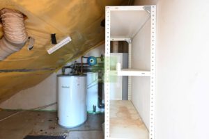 Dachgeschoss - Heizung sowie Warmwasserspeicher