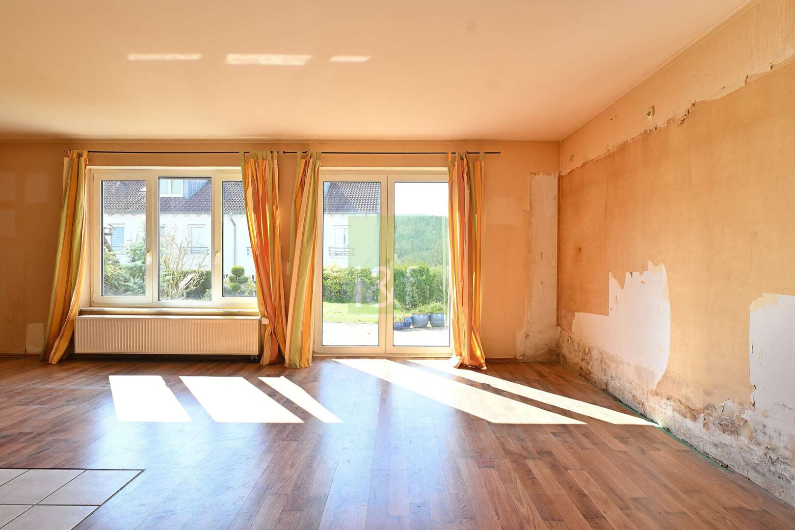 Erdgeschoss - Blick in den Garten