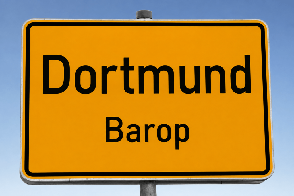 Ortseingangschild Barop